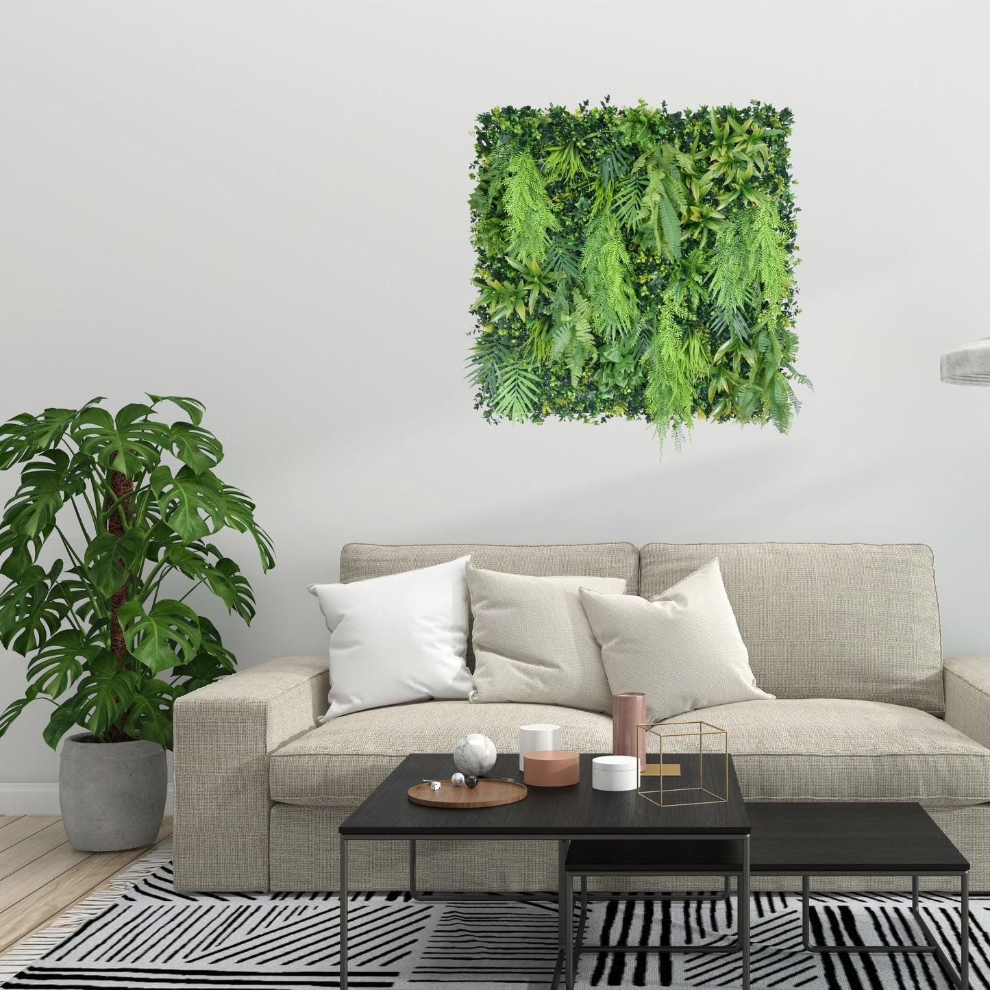 Vinewell - Artificial Living Wall Panel - 1m x 1m