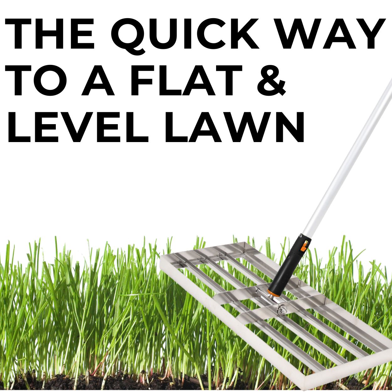 Lawn Levelling Rake Lute - 100cm x 35cm