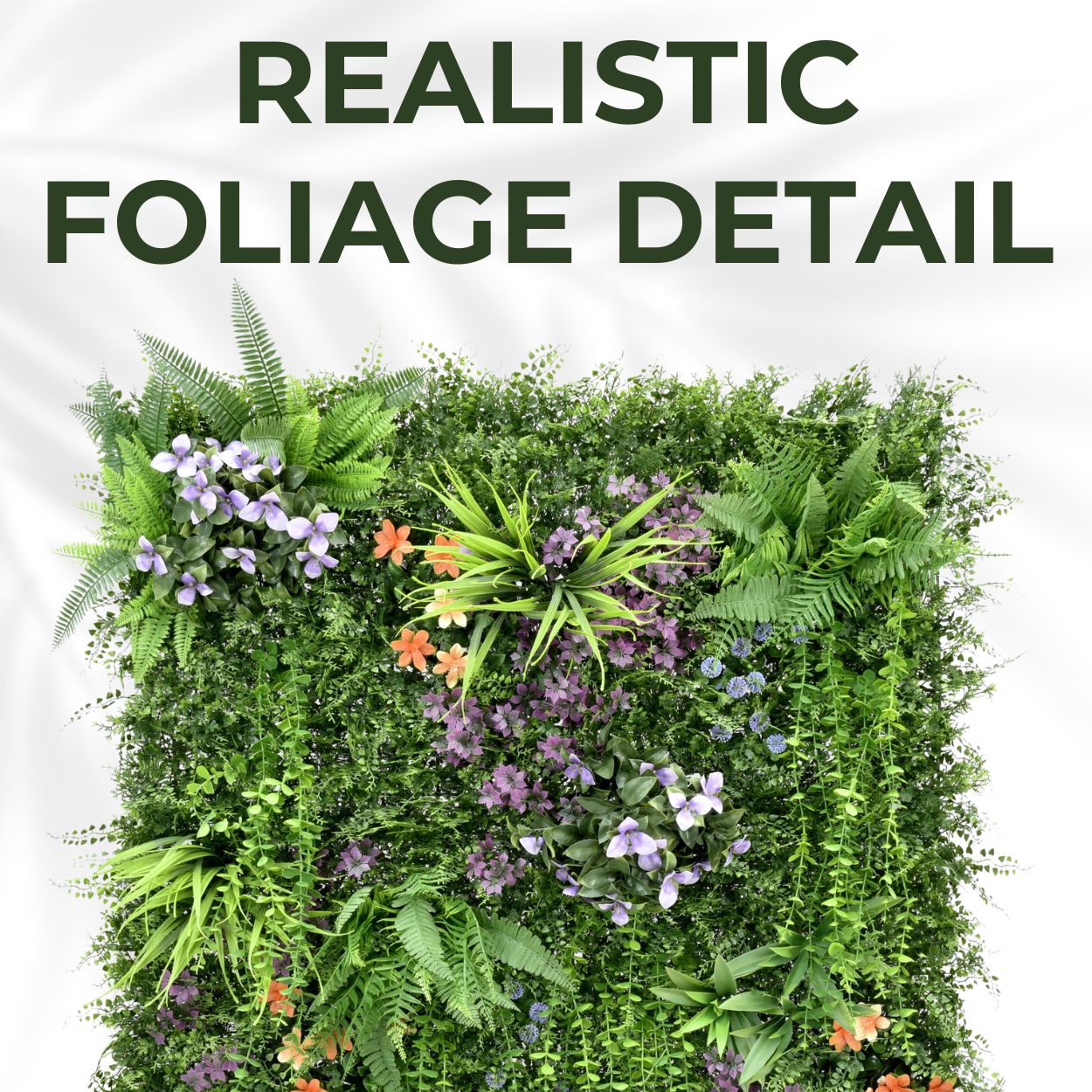 Wildgrove - Artificial Living Wall Panel - 1m x 1m