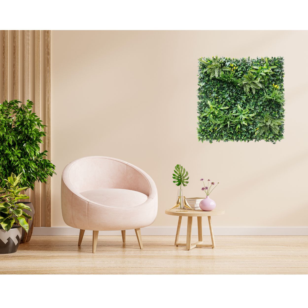 Greenwheat - Artificial Living Wall Panel - 1m x 1m