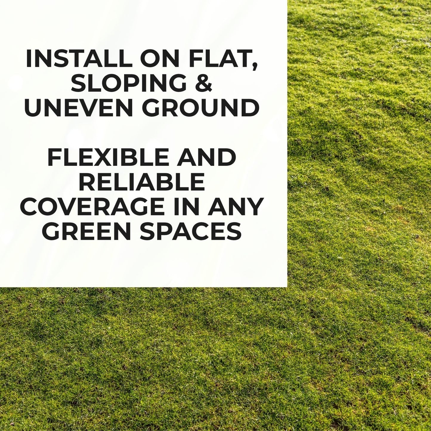 Grass Reinforcement Protection Mesh Roll - Heavy Duty 460gsm Flexible Black Plastic