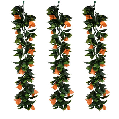 Bougainvillea (Orange) - Artificial Hanging Vines 60cm