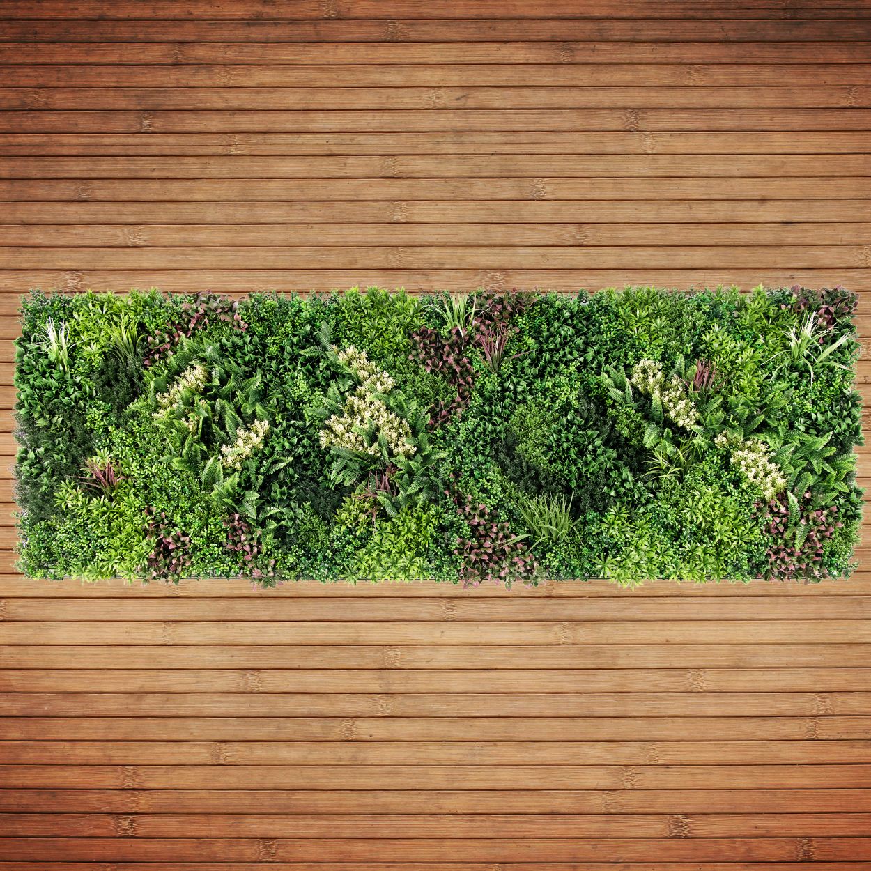 Lakeside - Pack of Three Artificial Living Wall Panels - 1m x 1m Each