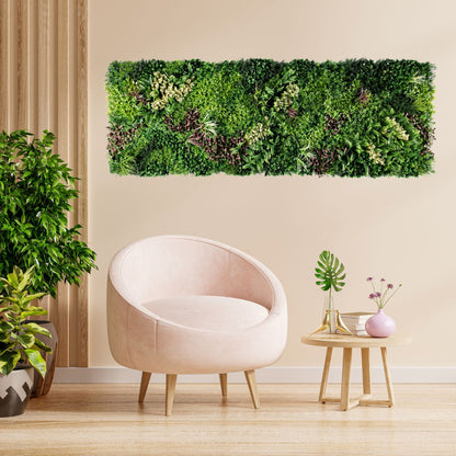 Lakeside - Pack of Three Artificial Living Wall Panels - 1m x 1m Each