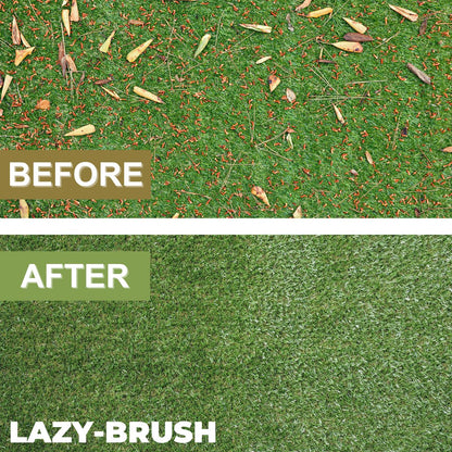 Lazy-Brush Artificial Grass Brush Electric Rake and Leaf Collector