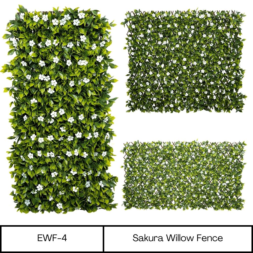 Sakura Expanding Wooden Trellis - Privacy Screen - 200cm X 100cm