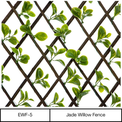 Jade Expanding Wooden Trellis - Privacy Screen - 200cm x 100cm