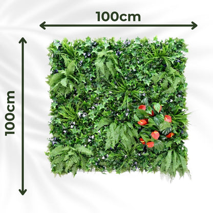 Hedgerow - Artificial Living Wall Panel - 1m x 1m