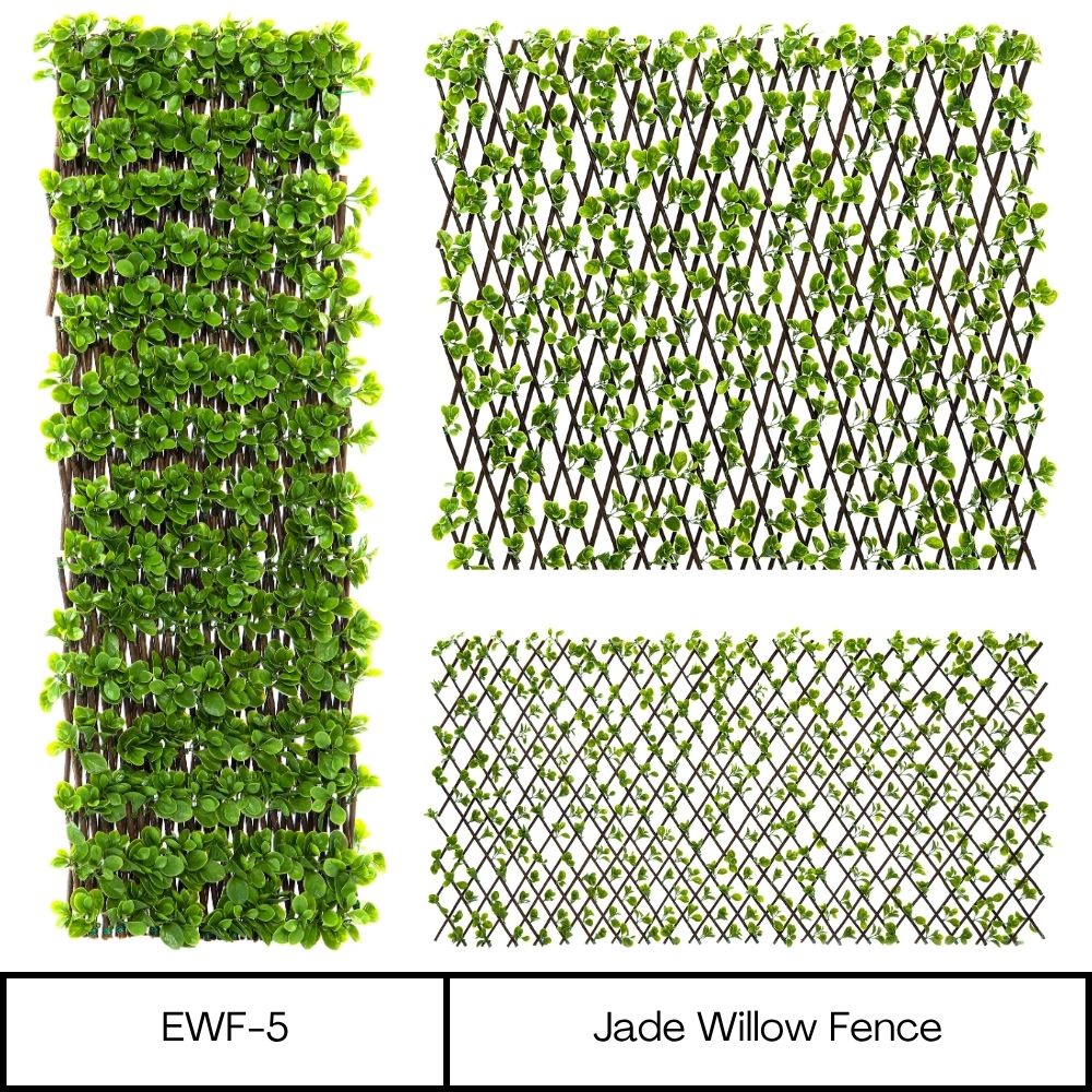 Jade Expanding Wooden Trellis - Privacy Screen - 200cm x 100cm