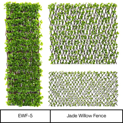 Jade Expanding Wooden Trellis - Privacy Screen - 200cm x 100cm