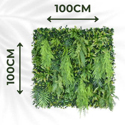 Vinewell - Artificial Living Wall Panel - 1m x 1m