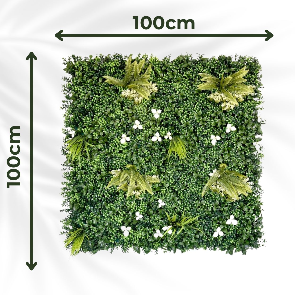 Cliff Side - Artificial Living Wall Panel - 1m x 1m