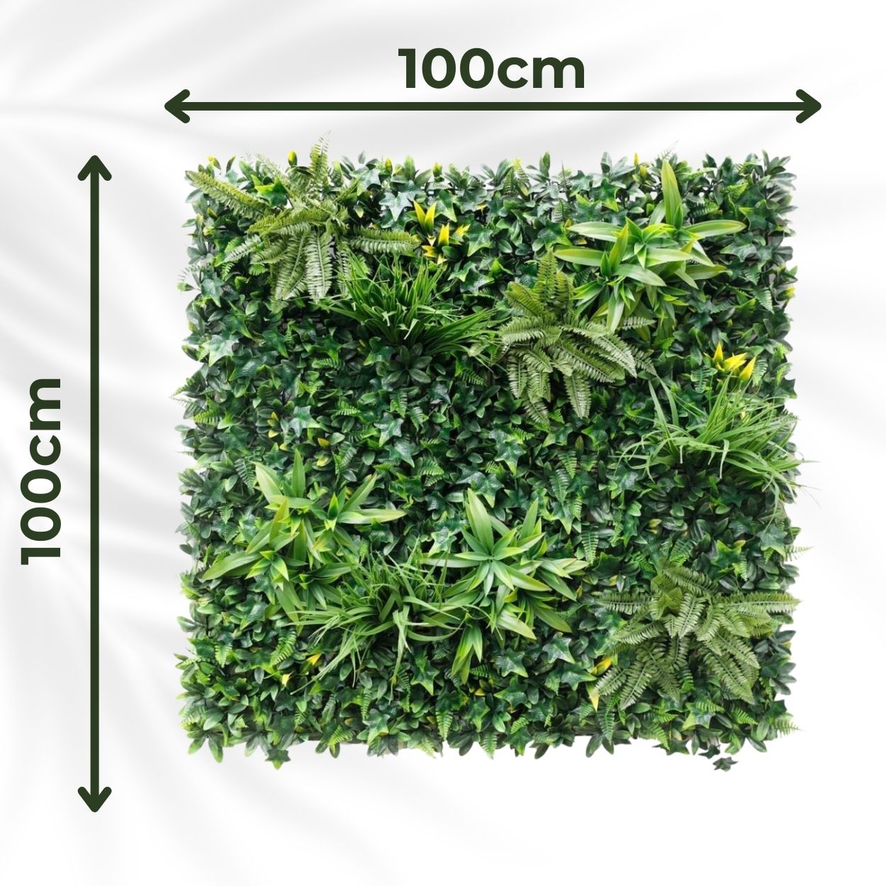 Greenwheat - Artificial Living Wall Panel - 1m x 1m