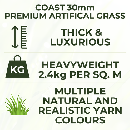 Coast Premium 30mm Artificial Grass