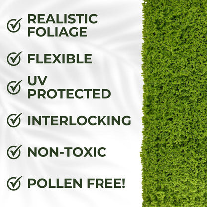 Moss - Artificial Living Wall Panel - 1m x 1m
