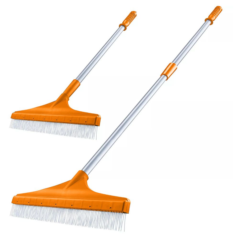 Artificial Grass Rake 45cm Wide Brush For Fake Lawn Astro Turf Garden