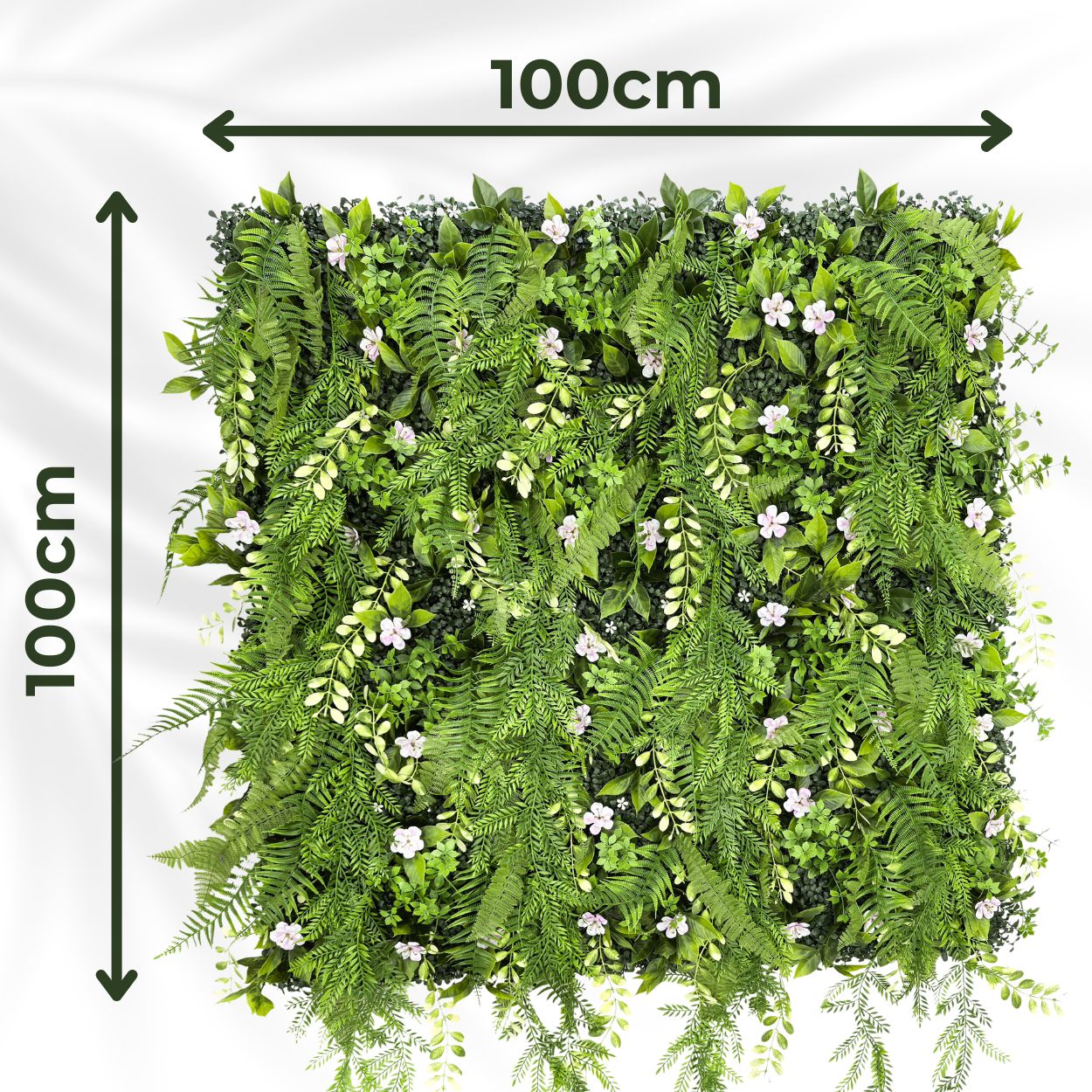 Evervine - Artificial Living Wall Panel - 1m x 1m