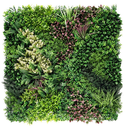 Lakeside - Pack of Three Artificial Living Wall Panels - 1m x 1m Each