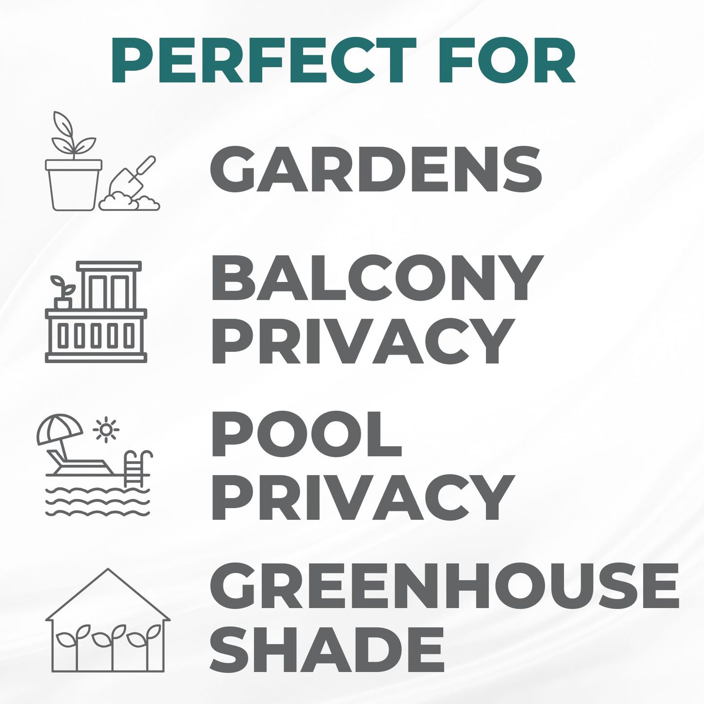 Privacy Fence Screening Shade Netting - Heavy Duty 170 GSM Woven UV Resistant Fabric - Fixings Included - Weatherproof - 5m Long - Green