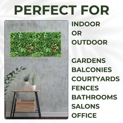 Hedgerow - Artificial Living Wall Panel - 1m x 1m