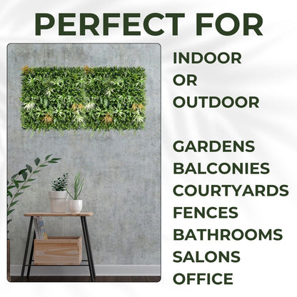 Sunburst - Artificial Living Wall Panel - 1m x 1m