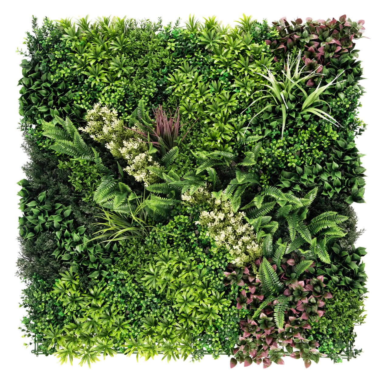 Lakeside - Pack of Three Artificial Living Wall Panels - 1m x 1m Each