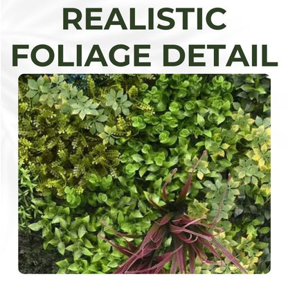 Purple Strand - Artificial Living Wall Panel - 50cm x 50cm