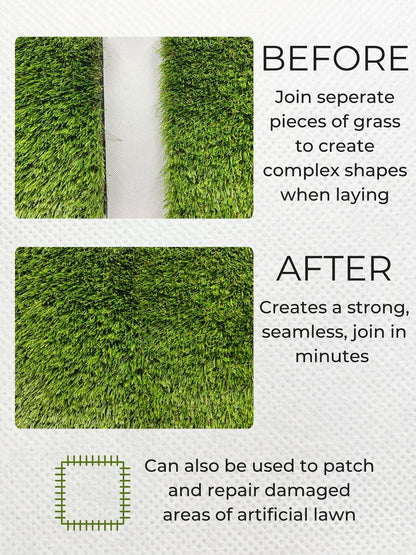 Artificial Grass Joining Tape - Seamless Weatherproof Fixing Tape - 200mm Wide - Not Self-Adhesive