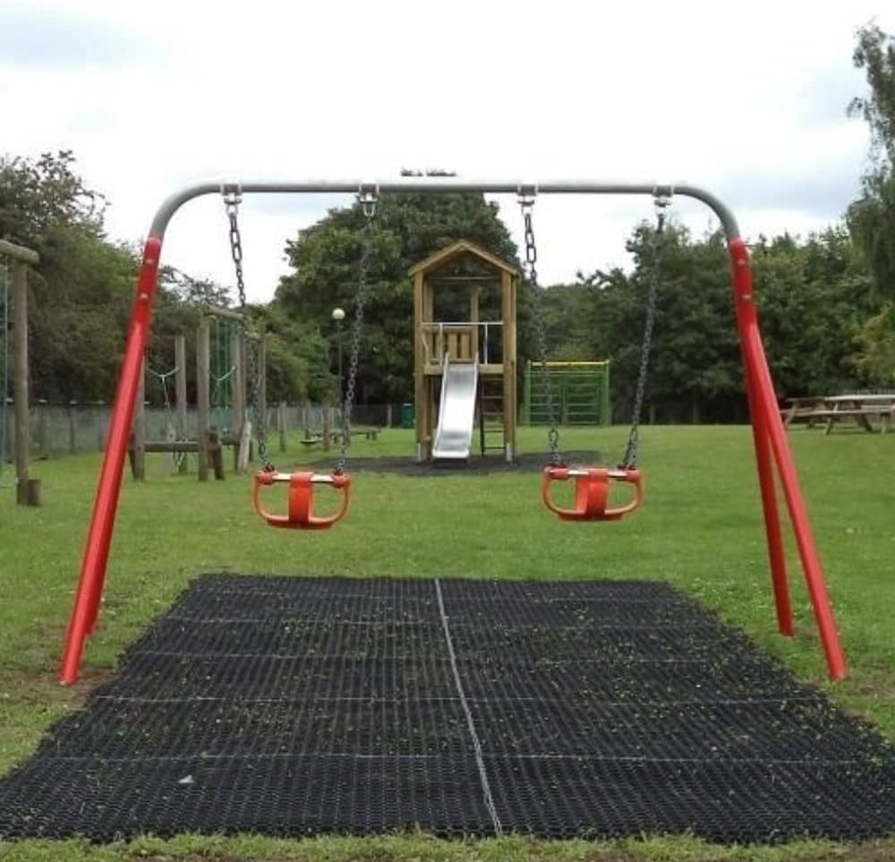 XXL Grass Protection Mat - Heavy Duty Rubber - 7.5m x 1m x 22mm