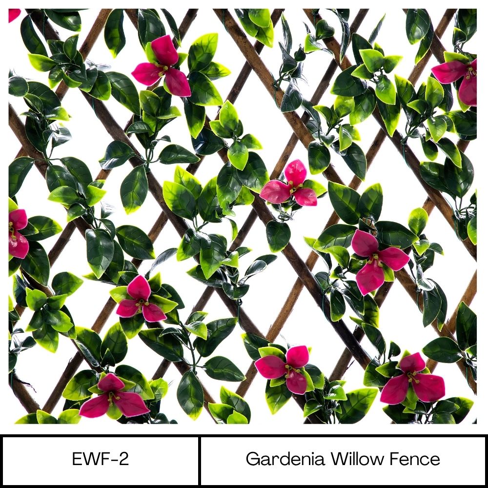 Gardenia Expanding Wooden Trellis - Privacy Screen - 200cm x 100cm