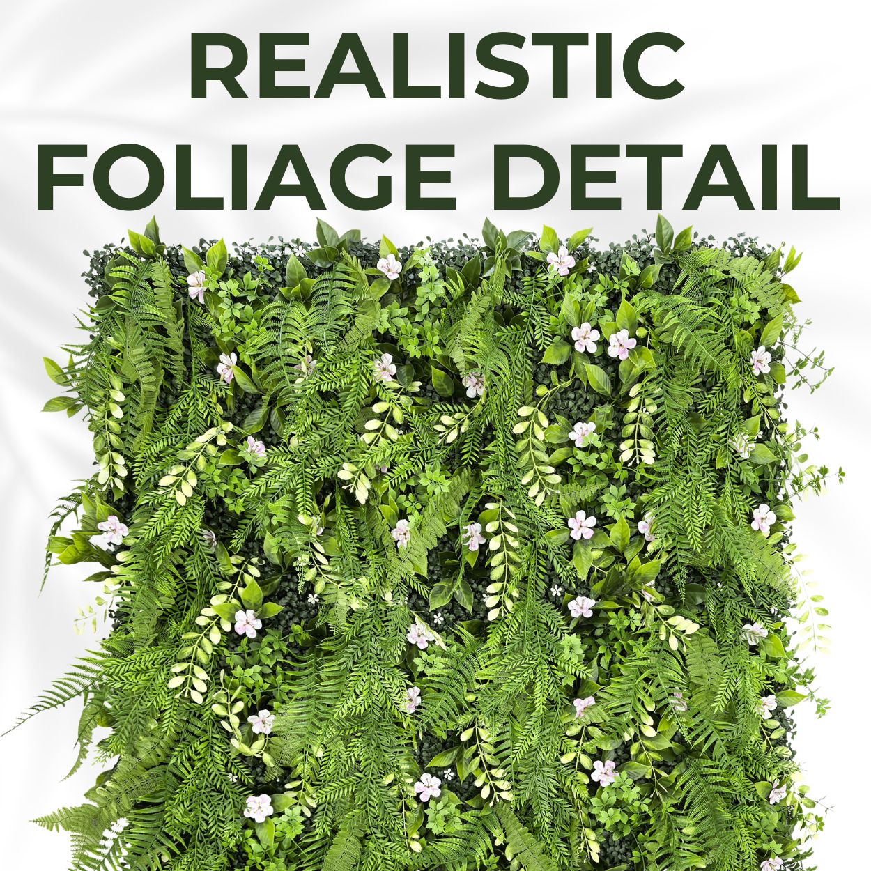 Evervine - Artificial Living Wall Panel - 1m x 1m
