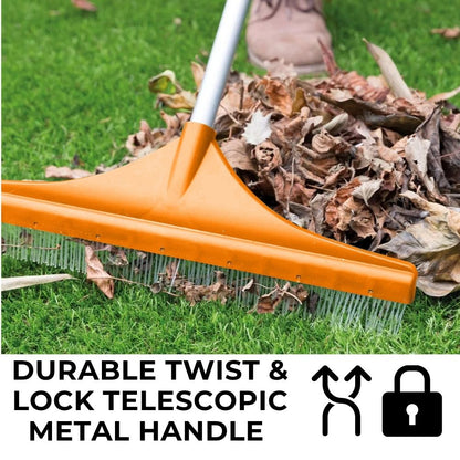 Artificial Grass Rake 45cm Wide Brush For Fake Lawn Astro Turf Garden