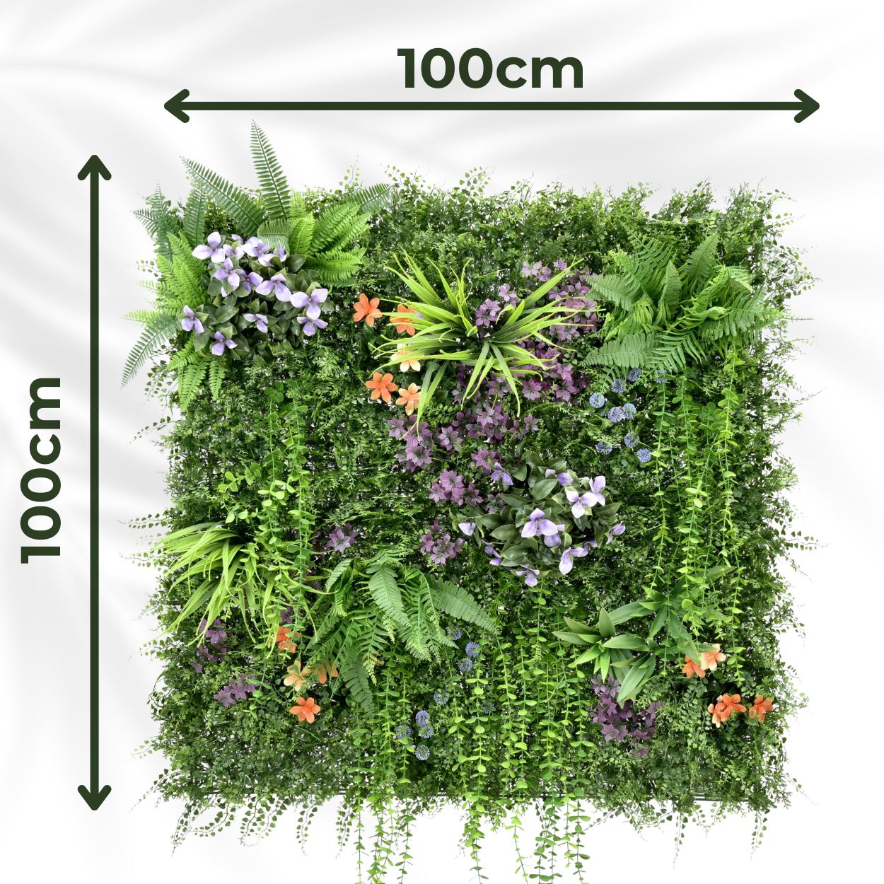 Wildgrove - Artificial Living Wall Panel - 1m x 1m