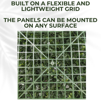 Vinewell - Artificial Living Wall Panel - 1m x 1m
