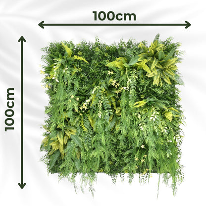 Fernhaven - Artificial Living Wall Panel - 1m x 1m