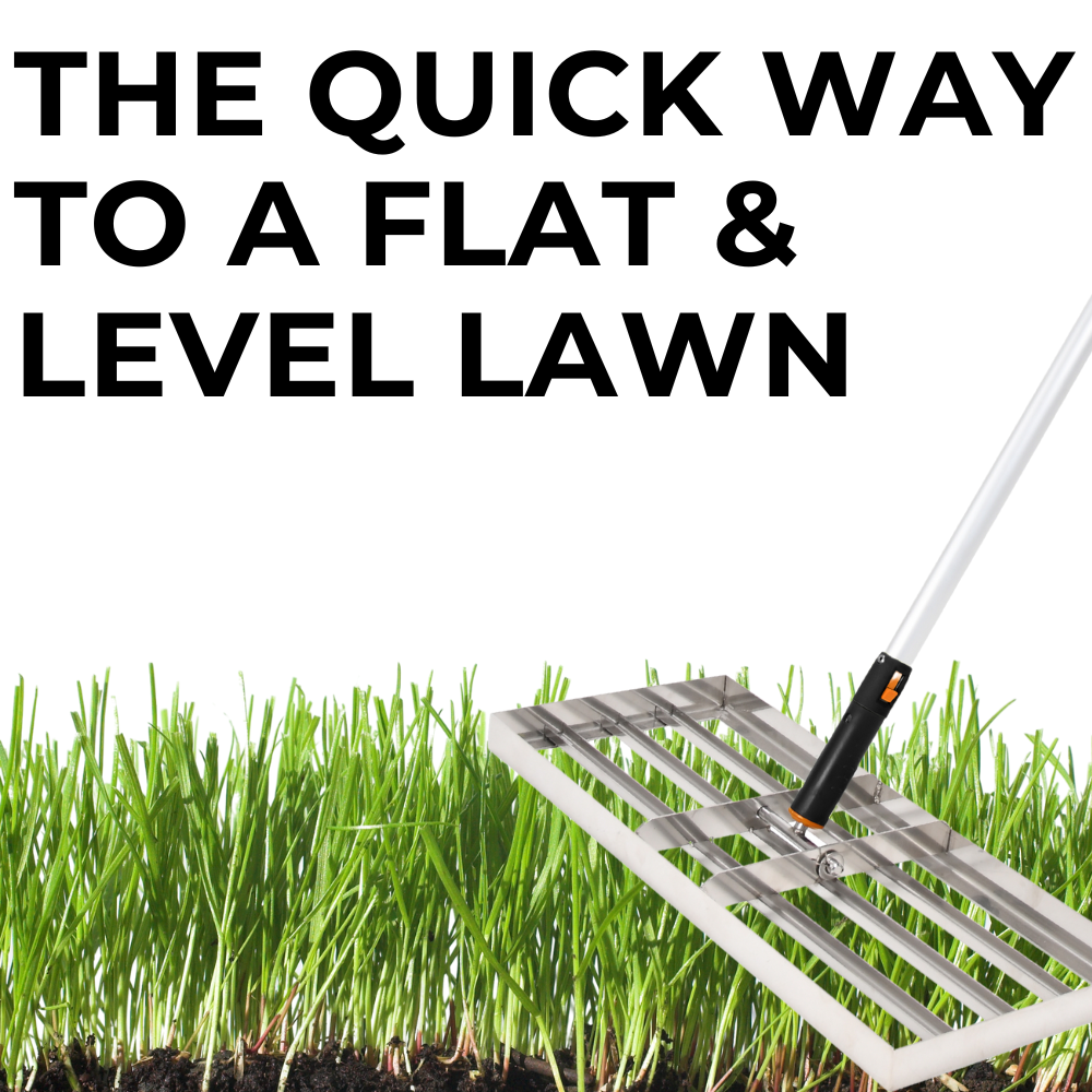 Lawn Levelling Rake Lute - 60cm x 25cm