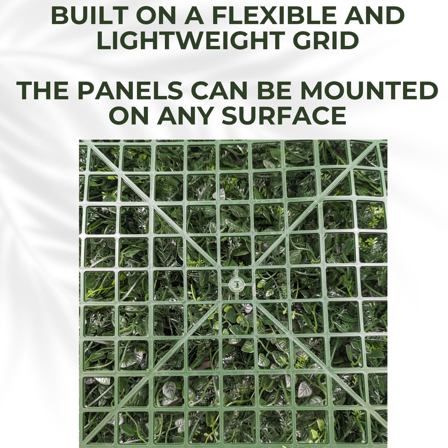 Country Garden - Artificial Living Wall Panel - 1m x 1m