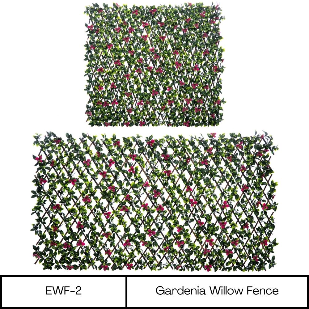 Gardenia Expanding Wooden Trellis - Privacy Screen - 200cm x 100cm