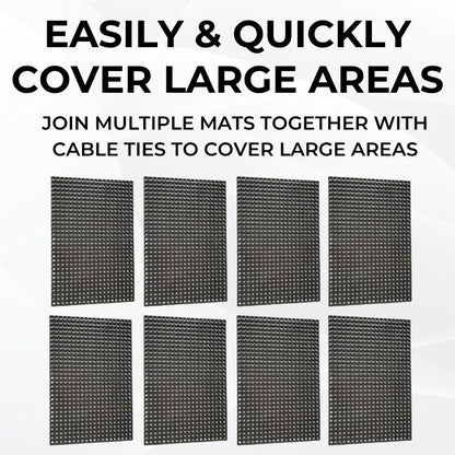 Rubber Grass Mat - 16mm - 0.75m x 0.45m