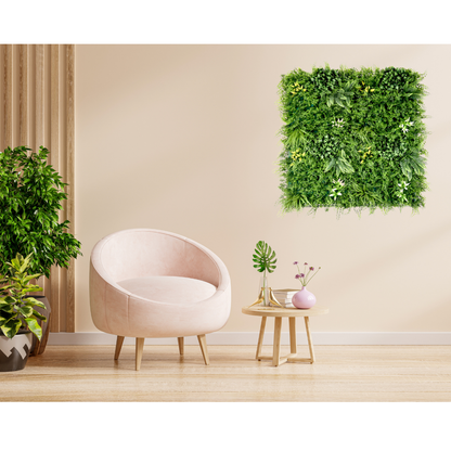 Beacon Fern - Artificial Living Wall Panel - 1m x 1m
