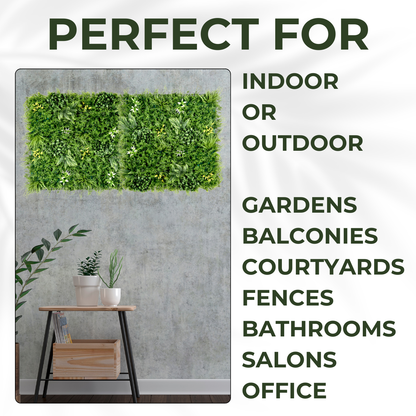 Beacon Fern - Artificial Living Wall Panel - 1m x 1m