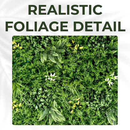 Beacon Fern - Artificial Living Wall Panel - 1m x 1m