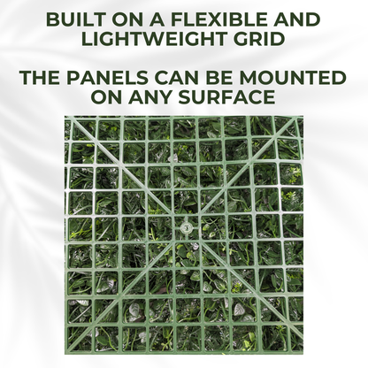 Beacon Fern - Artificial Living Wall Panel - 1m x 1m