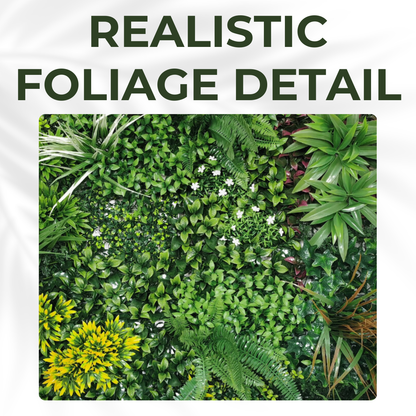 Lowther Green - Artificial Living Wall Panel - 1m x 1m