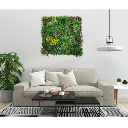 Lowther Green - Artificial Living Wall Panel - 1m x 1m