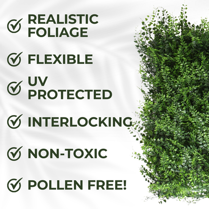 Fern - Artificial Living Wall Panel - 50cm x 50cm