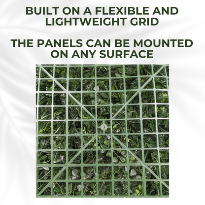 Fern - Artificial Living Wall Panel - 50cm x 50cm